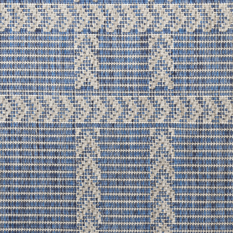 Akyla Rectangle Plaid Indoor / Outdoor Area Rug, Rectangle 20'4" x 25'5"