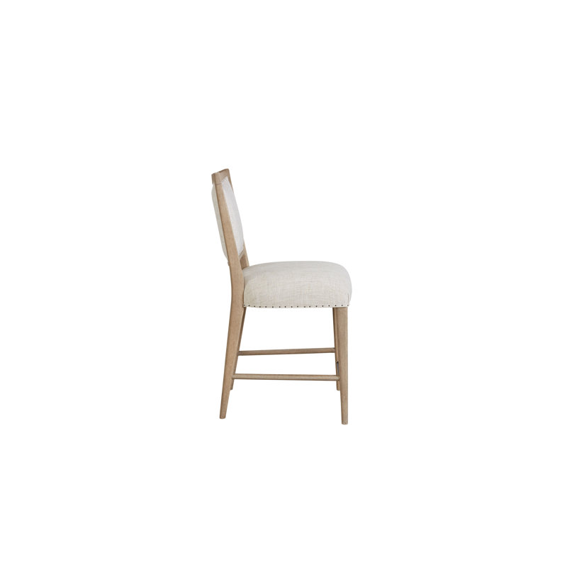 Arca Upholstered Counter Stools with Wooden Frame