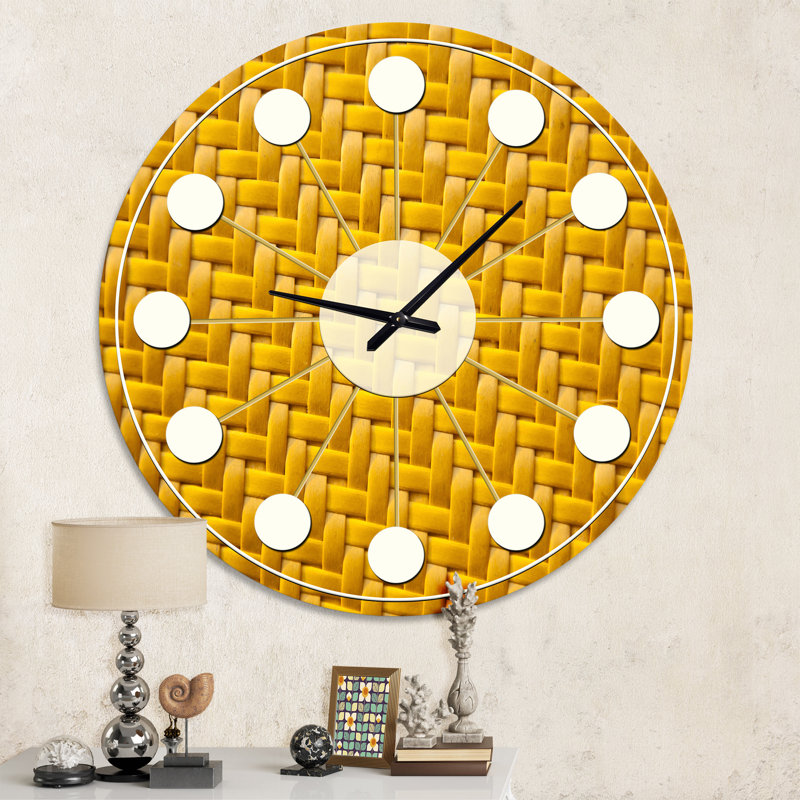 Horloge murale moderne Mid-Century, Moyenne