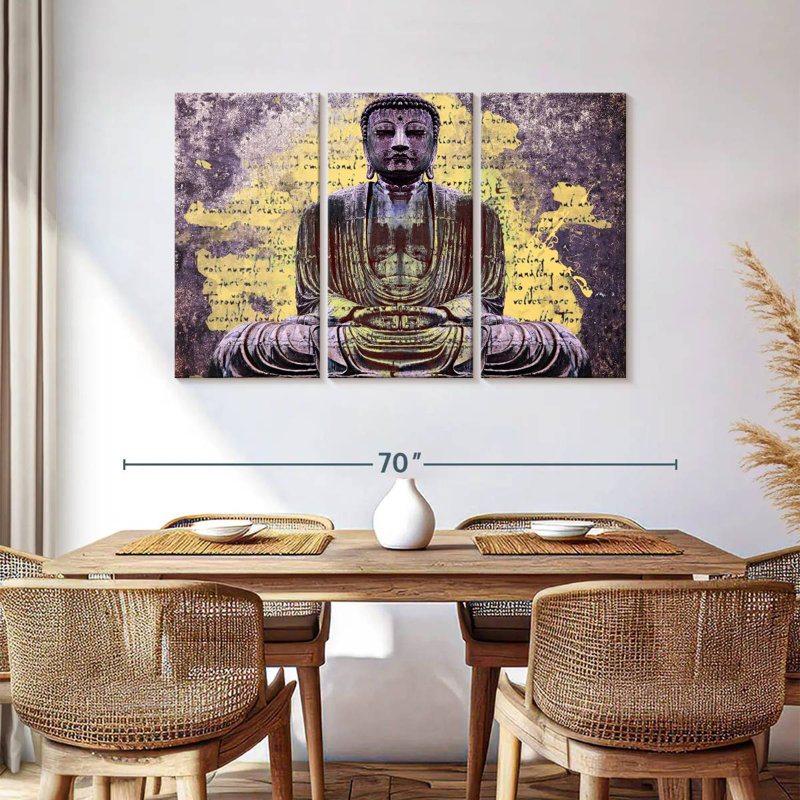 Adella Ponder Buddha, 36" H x 57" W