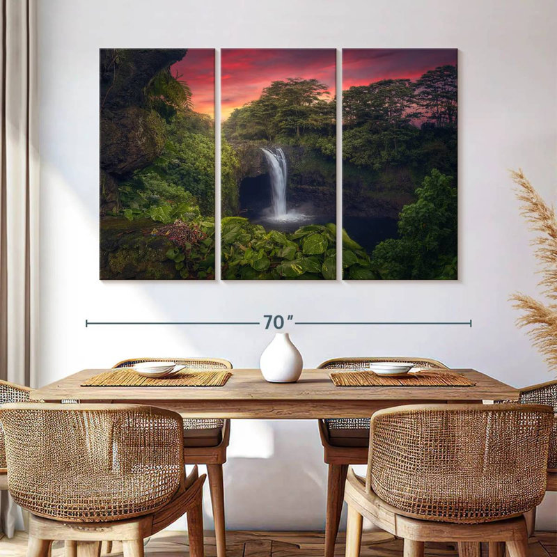 Rainbow Falls à Hilo, H 42 po x l 65 po