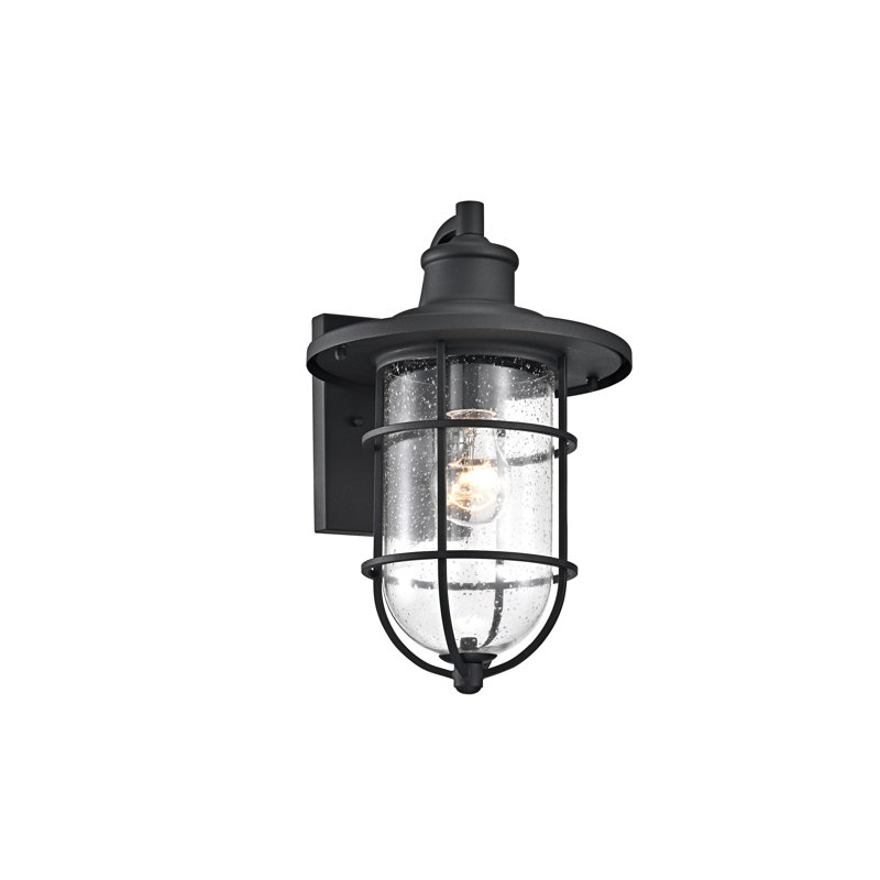 Bowerman Wall Light, Textured Black
