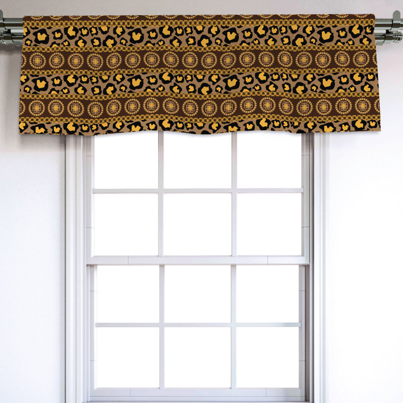 Sateen Ruffled Window Valance