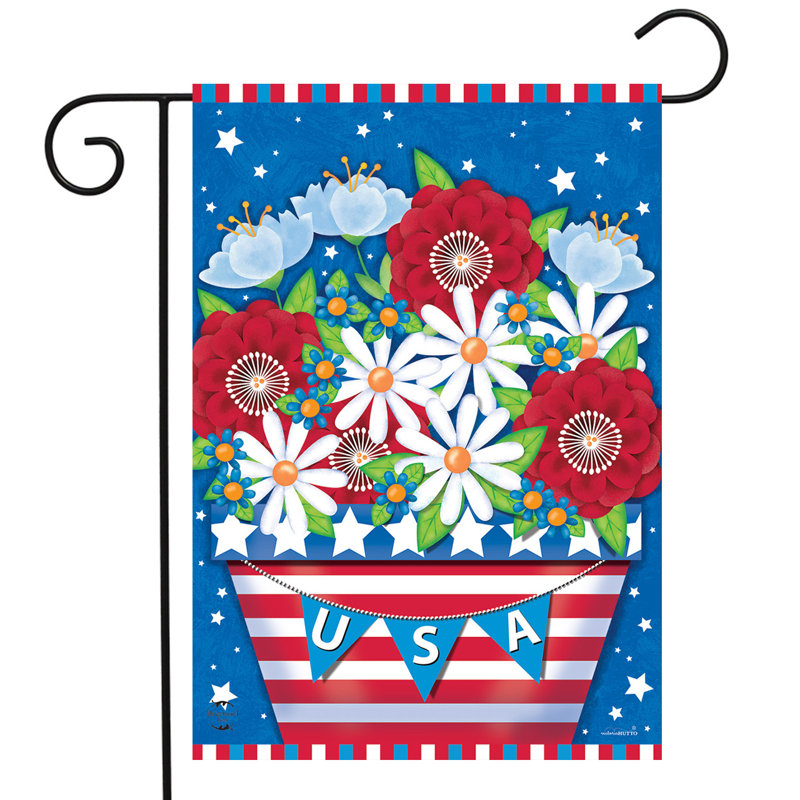 Drapeau de jardin américain
