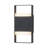 2 - Light IP54 LED Geometric Rectangle Black Outdoor Wall Light