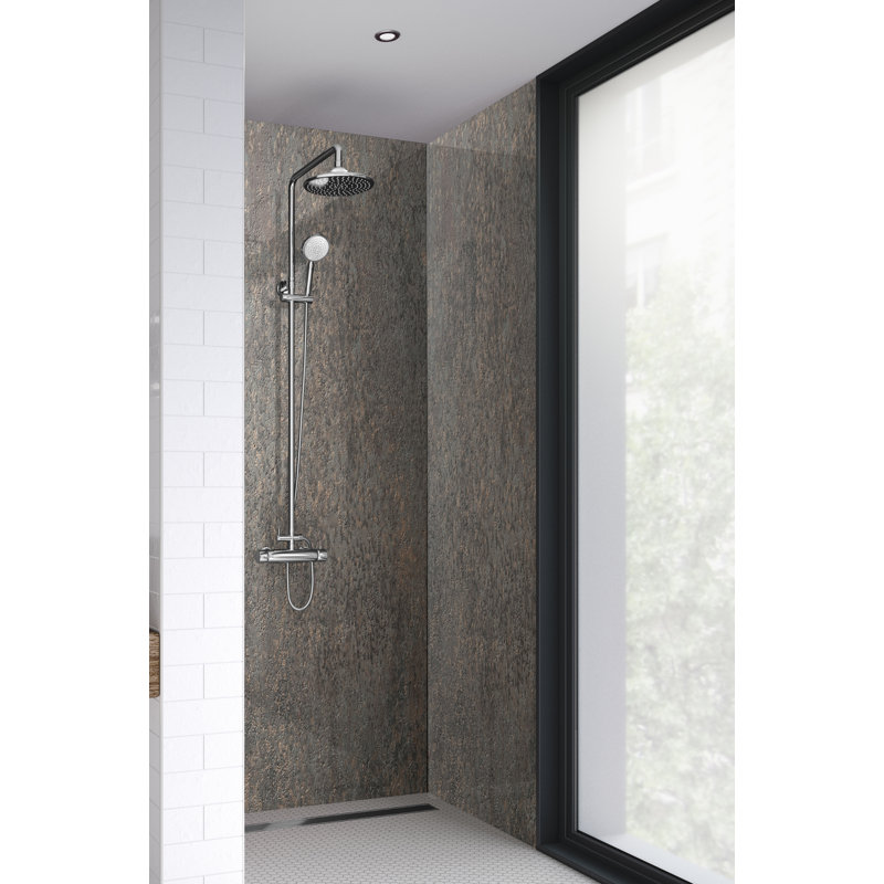 120mm W x 242mm H Decorative Wall Panel with Glass