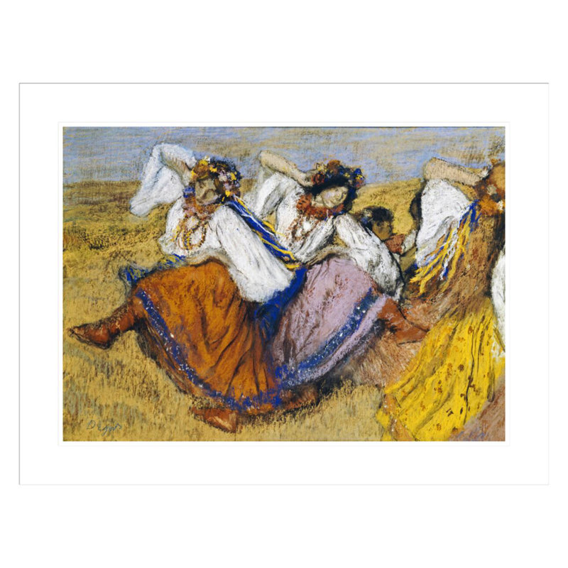 Russian Dancers by Edgar Degas -Framed Giclee Print, 22.87" H x 29.5" W