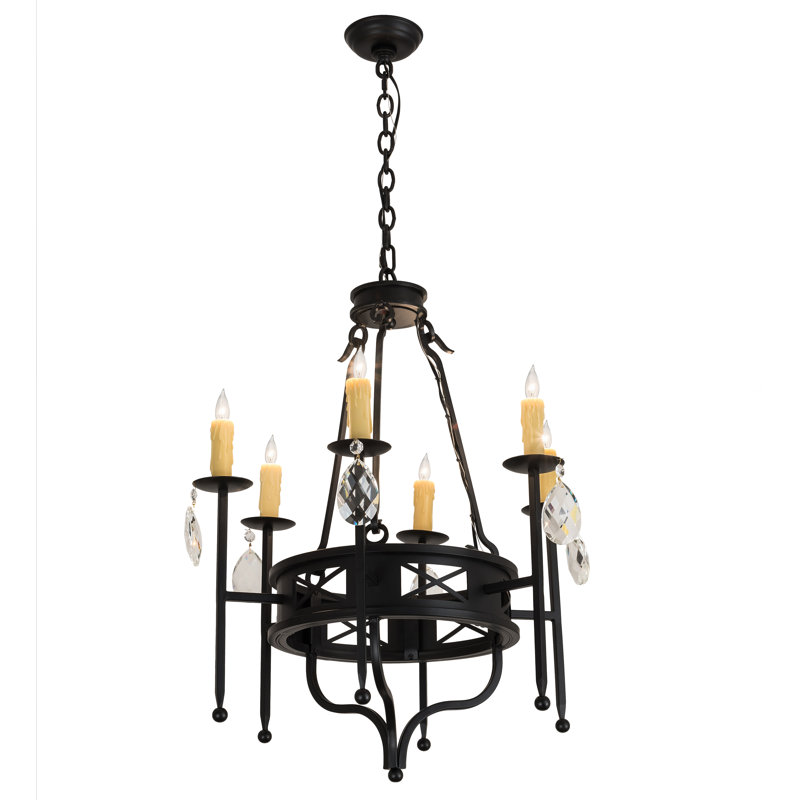 Lustre géométrique à 6 lumières Gina