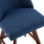 Tabouret de bar et de comptoir pivotant de 26,6 po avec garniture cloutée Logreira-1098008731