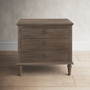 Louis Philippe Antique Gray Nightstand - Detroit Furniture Stores