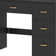 Dajanea  Black Dressing Table with Mirror ，Makeup Vanity Table with Stool