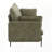 Fabric Sofa with 2 Pillows (Compressed Cushion)