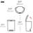 Simplehuman 50 Liter / 13 Gallon Semi-Round Kitchen Step Trash Can with Secure Slide Lock, Plastic-11266103