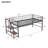 Twin Size Low Loft Bed With Stair For Kids,metal Loft Bed Frame With Storage Steps For Boys Girls-224862511