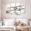Reproduction sur toile Biplane Pop-93059992