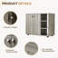 9 Pair Shoe Rack