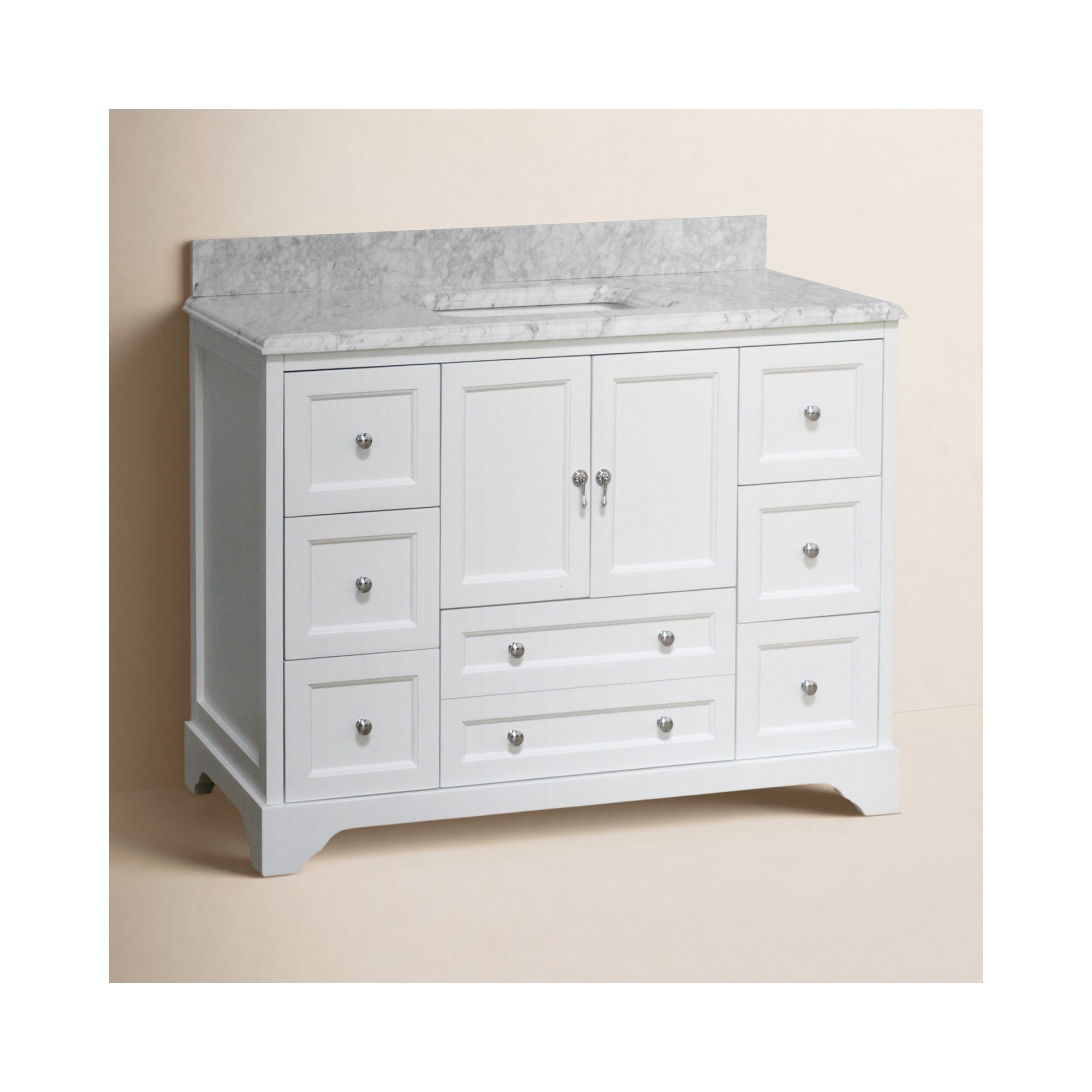 Tilford 48'' Single Bathroom Vanity, White