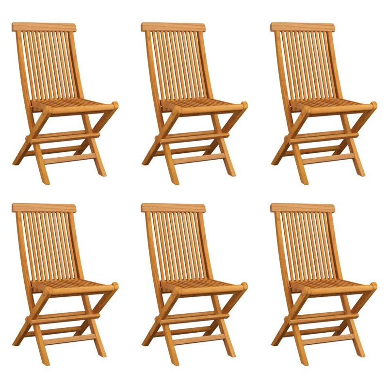 Avesbury Folding Patio Dining Side Chair with Cushion
