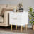 Rishaw Fluted Nightstand With 2 Drawers-710709473