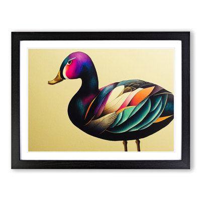 Duck Watercolour - Single Picture Frame Painting