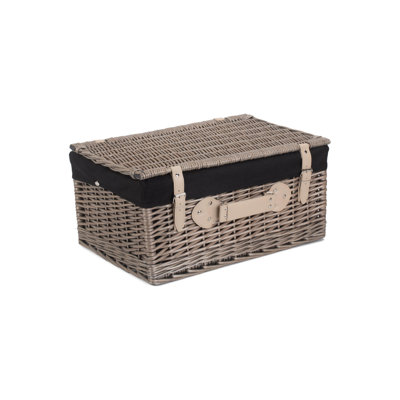 Wicker Basket with Lining
