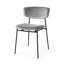 Fifties Metal Chair with Upholstered Seat and Back-34834388-34834385
