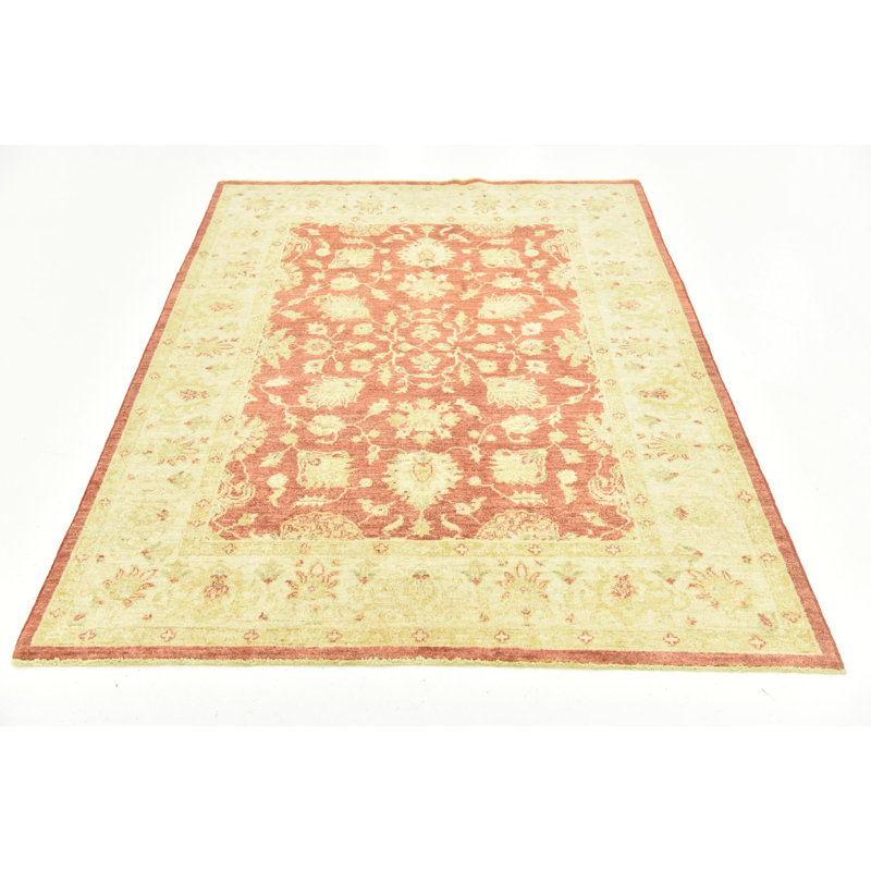 Tapis rouge rouille Josie