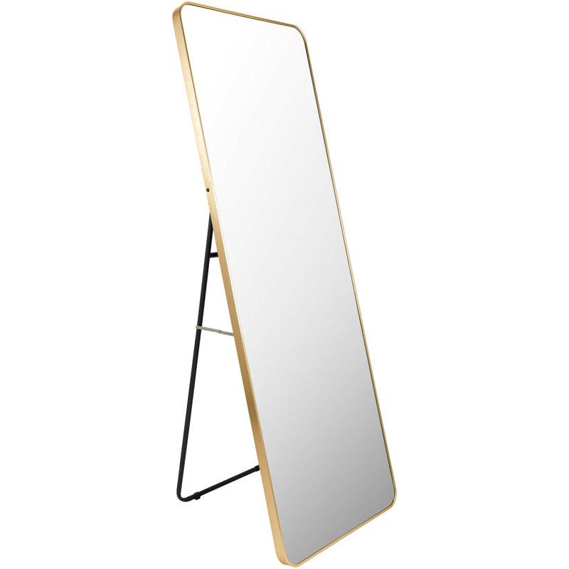 Miroir pleine longueur Destefano Essence, Or, 72 po x 36 po