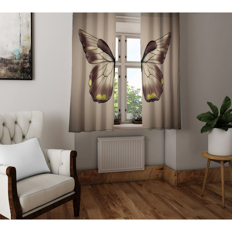 Rideau en polyester Diffendal, L 40 po x L 82 po