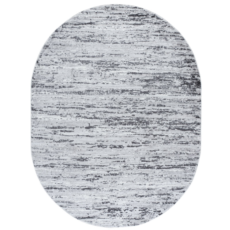 Tapis abstrait Seng 700 Performance, Ovale 6 pi x 8 pi