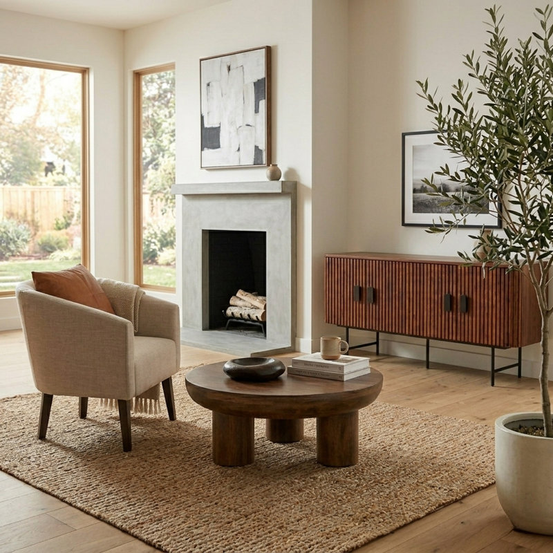 Halden 67" Sideboard Pecan Brown