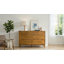 Commode en bois massif de style Mid-Century 59 po Raimund-1846643659