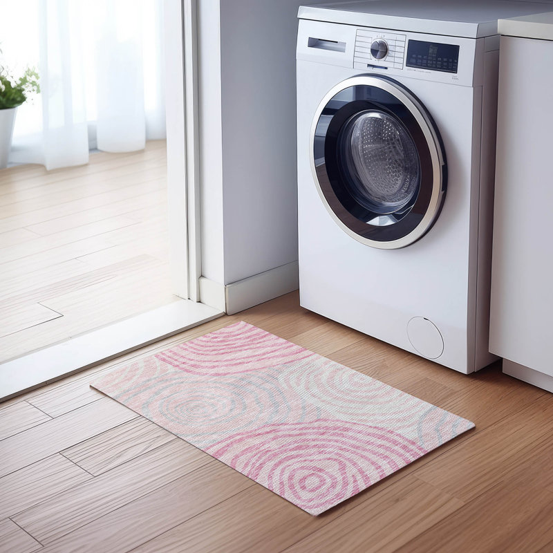 Tapis de porte d'extérieur antidérapant Leis, Rectangle 1 pi 8 po x 2 pi 6 po
