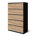 Black/Oak