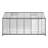 Outdoor Greenhouse, Heavy Duty Polycarbonate Greenhouse, Large Walk-In Greenhouse With Double Doors And Two Ventilation Windows