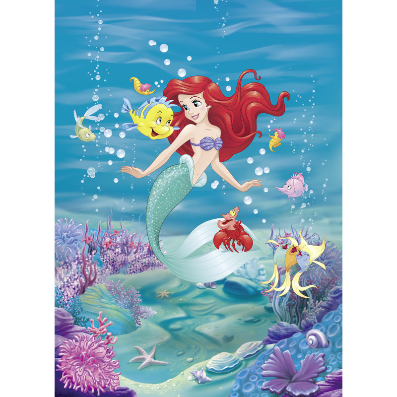 Ariel Mermaid 184cm x 254cm Matte Wall Mural