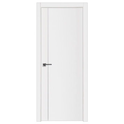 Glam G-Pro 003 Porte intérieure stratifiée blanc doux pré-suspendu 36 po x 80 po