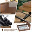Structure de lit de ferme avec tête de lit et éclairage à DEL et USB, 4 tiroirs sous le lit, station de charge intégrée, aucun bruit, aucun sommier nécessaire-404900107-404900104