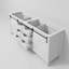 Meuble-lavabo double l 84 po x P 22 po Marsyas-580390159