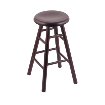 Tabouret pivotant en bois massif