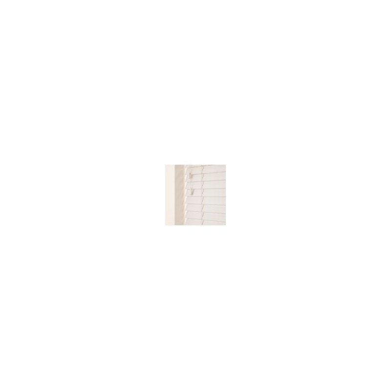 Room Darkening Wood Horizontal/Venetian Blind, White, 70cmW x 120cmL