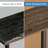 4-Tier 43.3" Corner Shelf, Open Shelves for Display and Storage-434006498