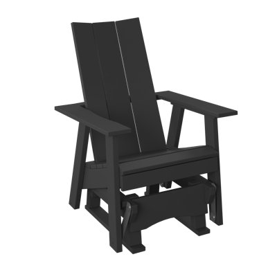  Modern 2' Glider Chair. Black