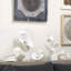 Obscure Object on Stand in Off White Resin