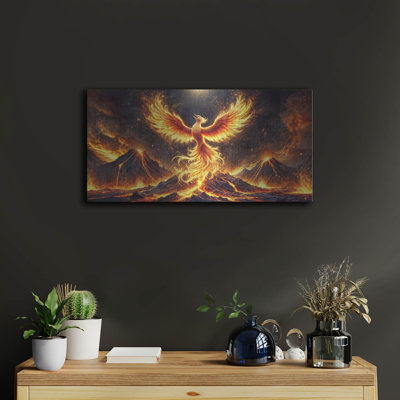  «Phoenix Rising» par Rey Klimt, art mural en métal
