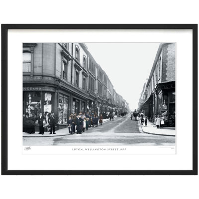 Luton, Wellington Street 1897 - Single Picture Frame Print