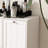 Dual Laundry Hamper Cabinet ,Wood Bathroom Laundry Hamper With Tilt-Out Design-1374278474