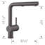 Linus Low Arc Pull-Out Dual-Spray Kitchen Faucet-55195793