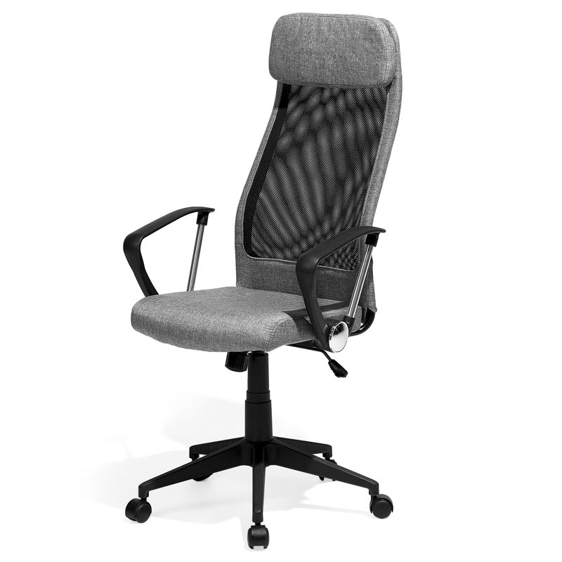 Twill Office Chair with Headrest
