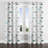 Coastal Velvet Curtains - Blue Drift Shore Grommet Curtain - 1 Panel-250627072-250627073